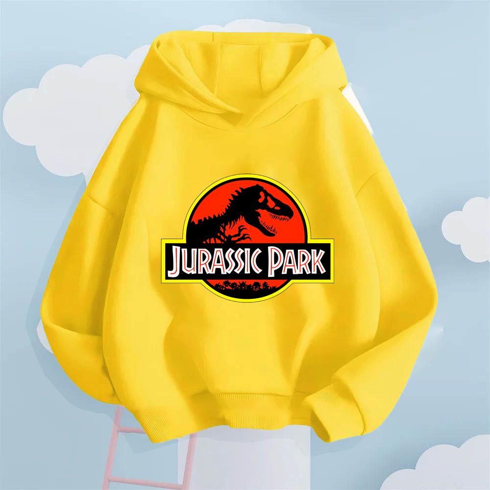 Prehistoric Cool Style! Jurassic Park Dinosaur Kids' Hoodie, Taking Children to the Thrilling Dinosaur World