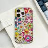 T-Takashi Flower M-Murakami Soft Corrugated Phone Case For IPhone 11 12 13 14 15 16 17 Pro Max Plus Ripple Silicone Cover