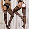 Girls Long Fishnet Stockings Fish Net Pantyhose Mesh Transparent Tights Lingerie Female Sexy Suspender Pantyhose Party Club Wear