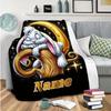 Sleeping Rabbit Customize Your Name Blanket Warm Comfortable And Soft Blankets Are Suitable For Home Lunch Break Blanket Office Sofa Sofa Gift To