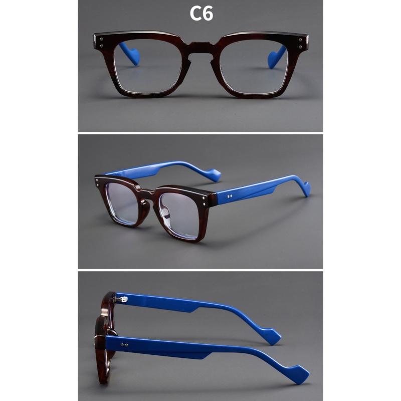 Women's glasses, men's and women's fashion square large-frame glasses