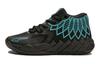 LaMelo Ball X MB.01 Abrasion Resistant Mid Top Children's Basketball Shoes Black Blue Teenagers 376886‑13