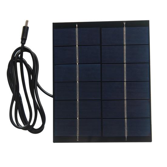 2W 6V Solar Panel Ultra-High Conversion Rate Waterproof Universal Emergency