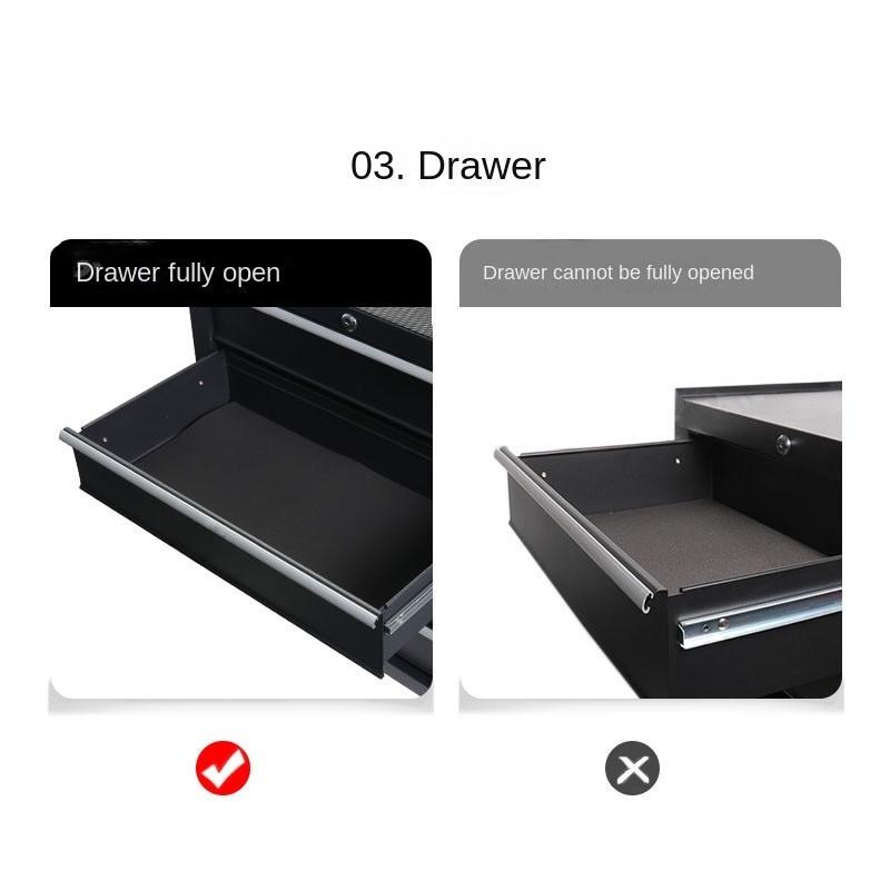 Multifunctional Mobile Cabinet Trolley Tool Box Trolley Tool Cart Storage Toolbox Tank Drawer Auto Repair Cart