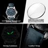 POEDAGAR Original Man Wristwatch Top Luxury Waterproof Luminous Date Week Watch for Men Quartz Sport Leather Watches Reloj