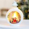 Christmas Decorations Candles Wind Lights Elderly People Snowmen Retro Shop Windows Illuminated Decorations Creative Gifts