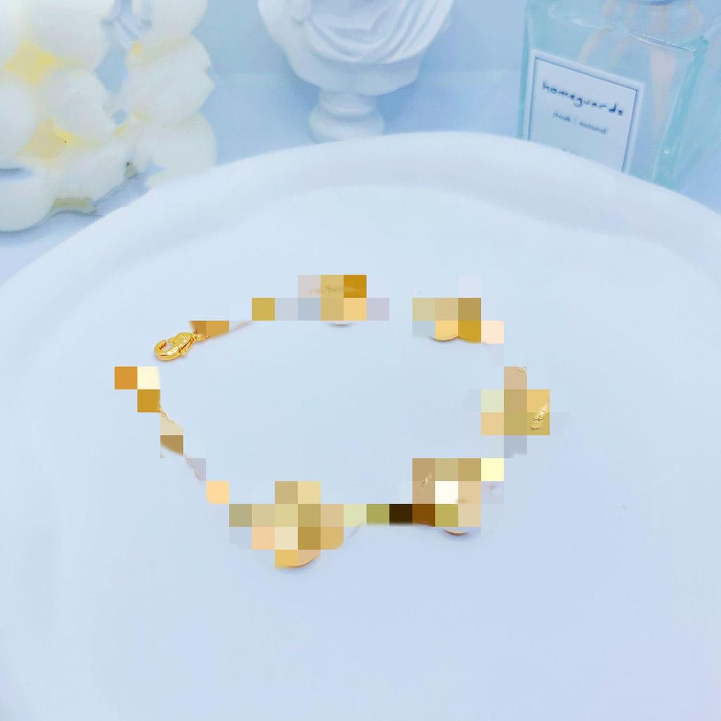 Lucky Clover Laser Bracelet - Fashionable Five-Flower Design for Women