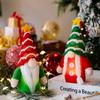 Adorable Knitted Christmas Decorations With Striped Beanie Gnome Star Ornaments