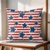 Classic Stars Cushion Cover Natural Linen Organic Fabric DoubleSided Printing Couch Pillow Covers Home Decor