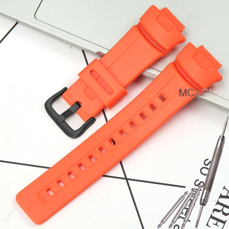 Herren Resin Uhrenarmband Kompatibel für Casio G-100 g101 200 GW-2310 2110 g2300 Damen Gummi Armband Uhrenzubehör