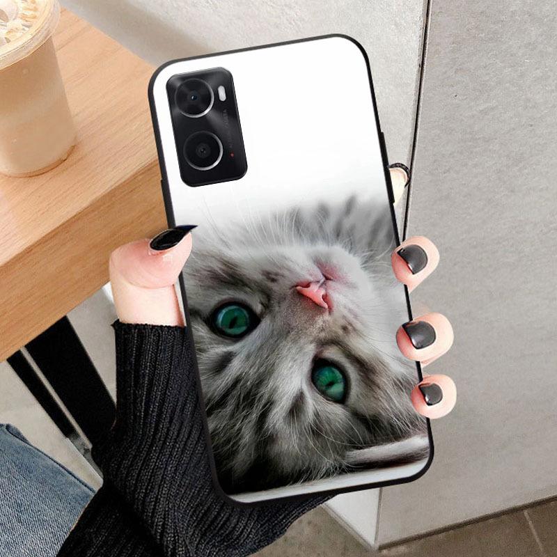 Luxury TPU Phone Case For OPPO A36 A76 A96 4G Silicone Protective Soft Back Cover Fundas For Realme 9i 4G Shockproof Back Cover