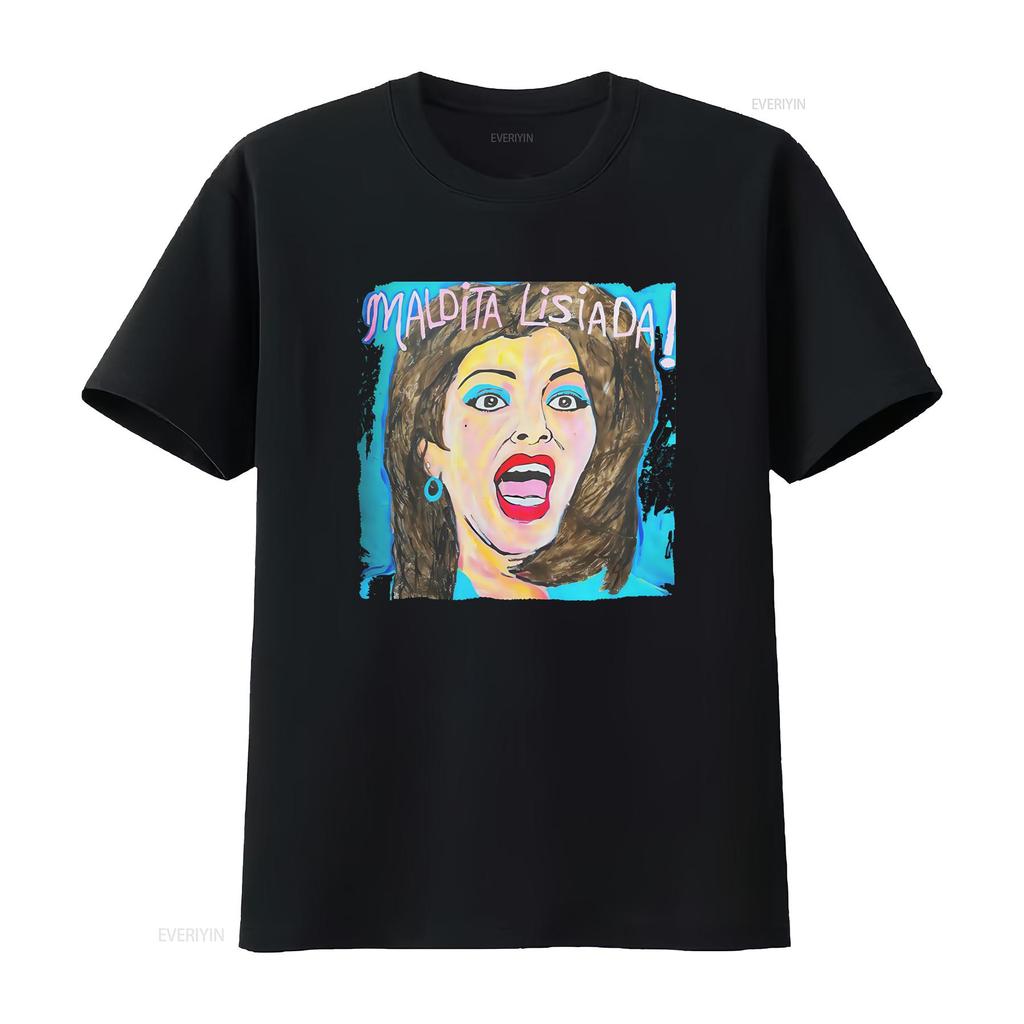 Soraya Montenegro T-Shirt Maldita Lisiada Design Maria La Del Barrio Inspiriert Itati Cantoral Thalia Tribut Mexikanisch Vintage