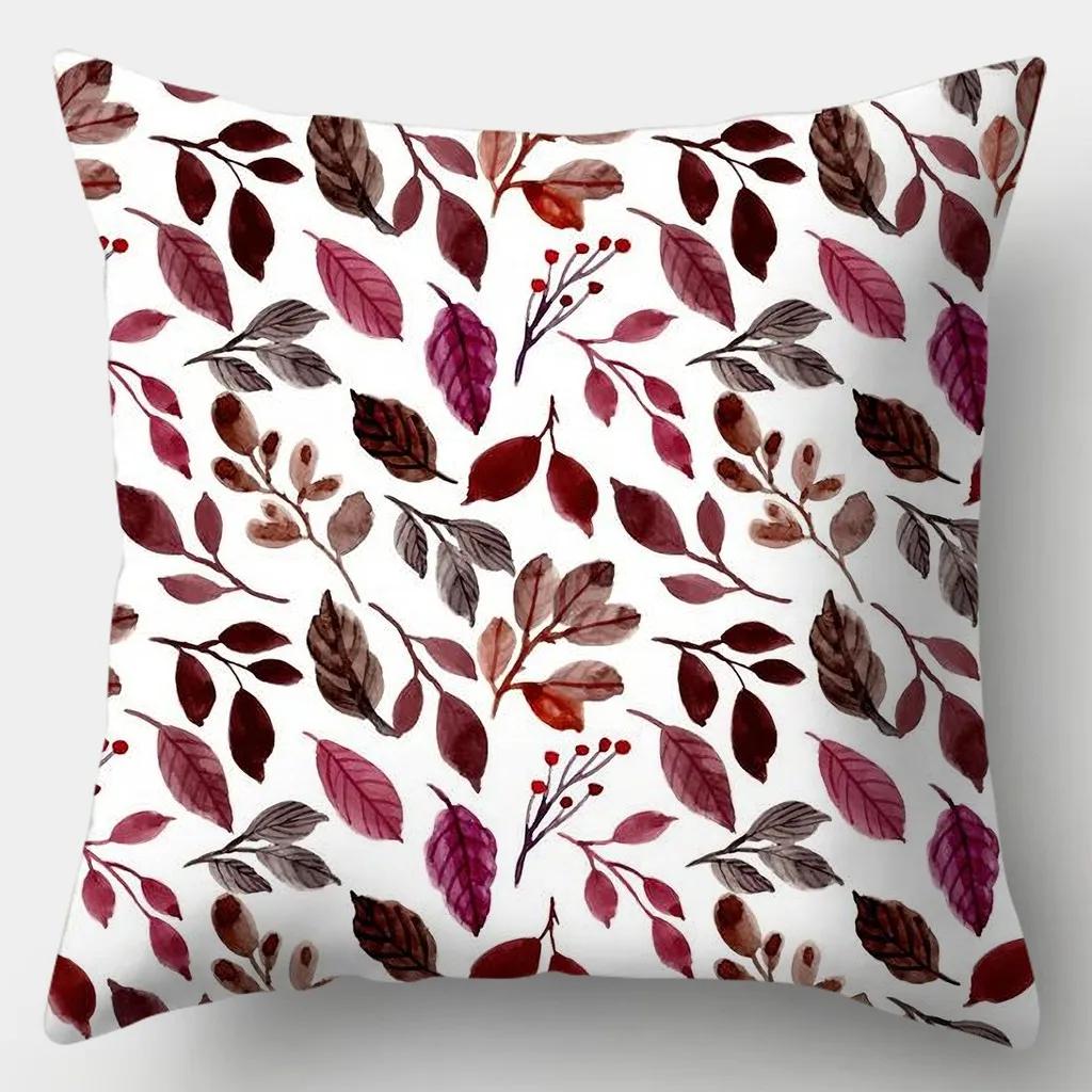 Fresh Style Pillowcase 45cmX45cm Square Sofa Pillow Cover Pretty Flowers Cushion