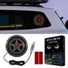 Car star window lamp LED decorative lamp creative no-wiring love heart online celebrity rear window expression lamp