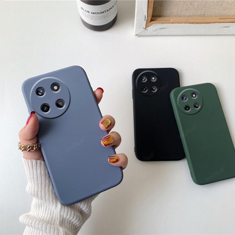 For Cover OPPO Realme 11 Case For OPPO Realme 11 Capas Phone Back Liquid Silicone Shockproof TPU Soft Cover Realme 11 4G Fundas