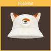 Fox Ear Design Plush Fisherman Hat With Insulation For Winter Outdoor Use