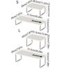Freestanding Extendable Storage Shelf Stackable Kitchen Cabinet Organizer  Seasoning