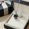 Personalized Titanium Steel Cat Necklace for Women - Fresh, Simple, Versatile Clavicle Chain in College Style