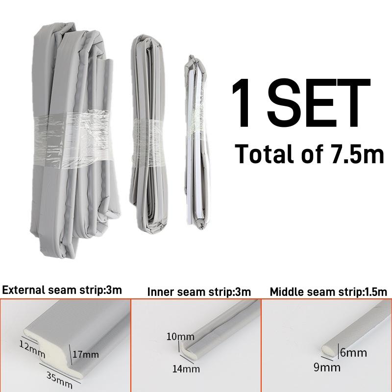 

Z-shaped Window Sealing Strip Steel Window Windproof Soundproof Strip Door Sealing Gap Insect Proof Acoustic Foam Filling Strip