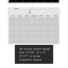 Erasable Monthly Weekly Planner Magnetic Dry Erase Calendar Fridge Magnet Message Board Soft Whiteboard  Set  Reusable