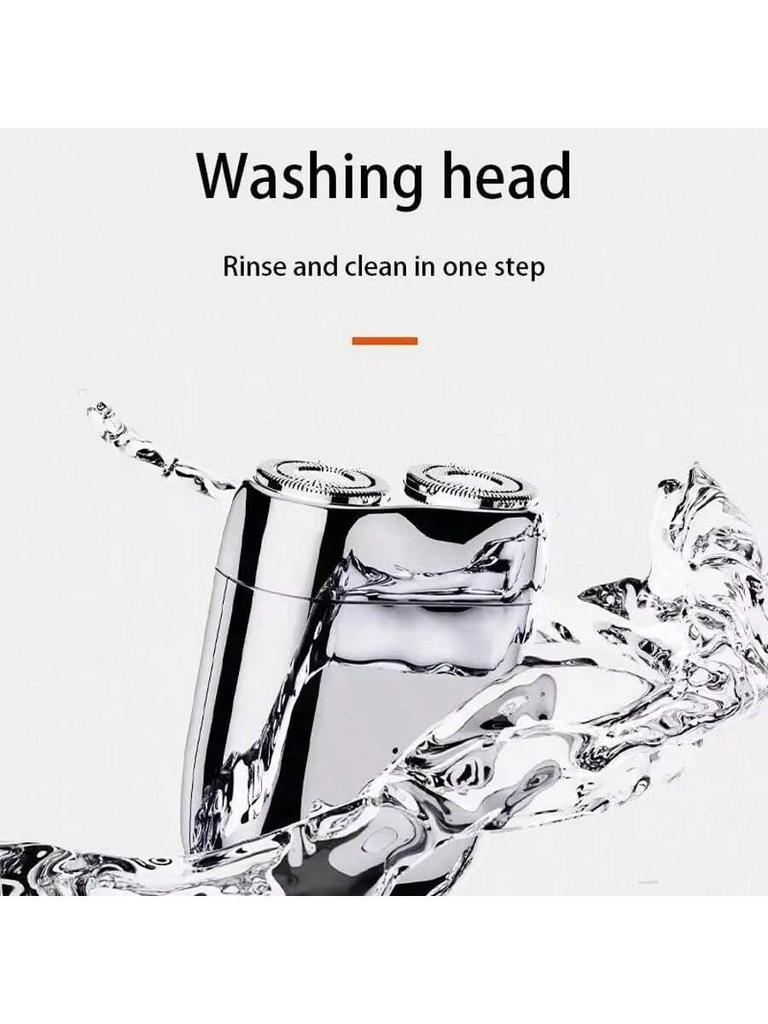 Men's Electric Shaver Washable Rechargeable Portable Detachable Head Mini Razor Multicolor Fashion