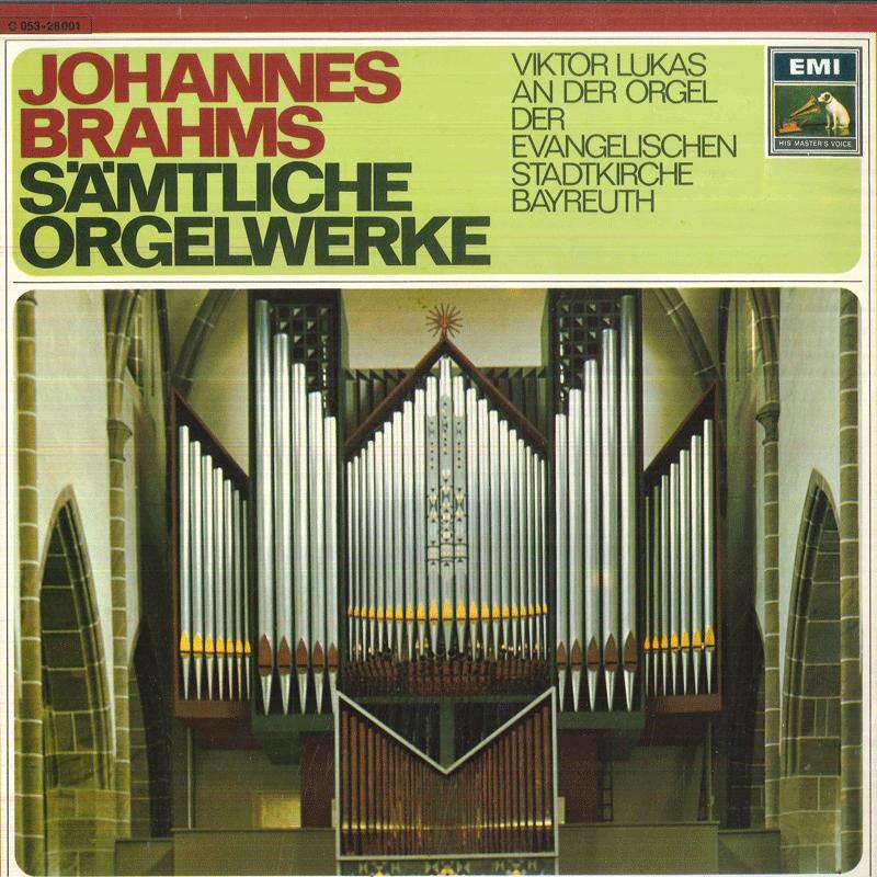 

LP Record VIKTOR LUKAS Brahms Samtliche Orgelwerke Viktor 1C05328001 DIE STIMME SEI Germany Classical Used