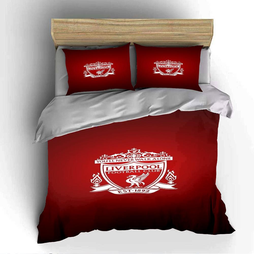 Lenjerie de pat Liverpool Football Club Set de lenjerie de pat (1 față de pilotă, 2 fețe de pernă, pilotă nu este inclusă)