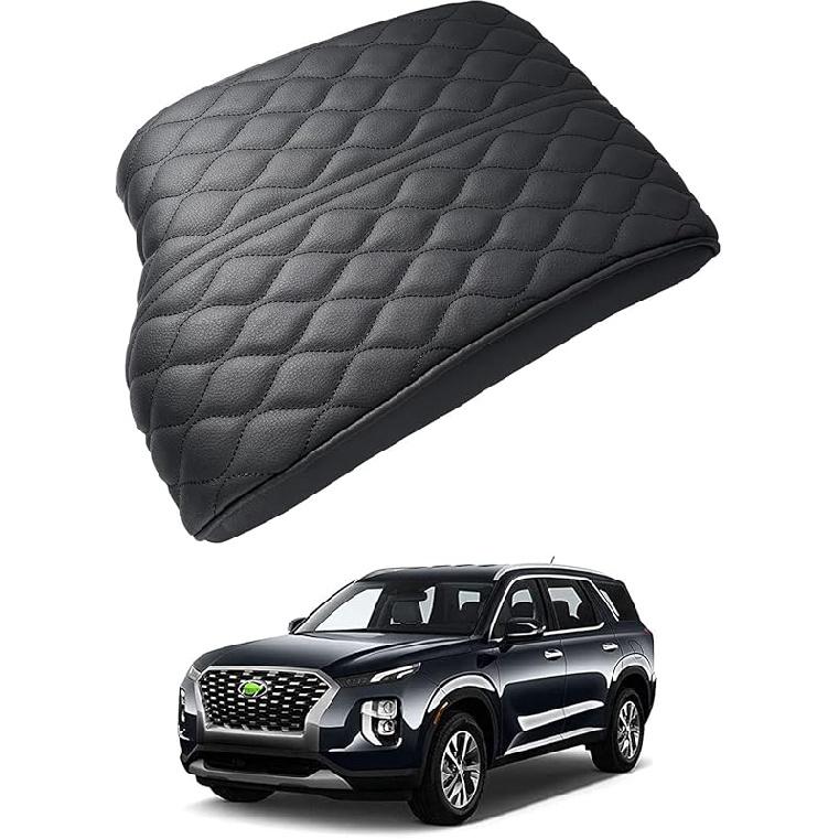 Autorder Center Console Cover For Hyundai Palisade     2024 2025 2026 Accessories Armrest Cover Anti-Scratch Middle Console Pad Leather Armrest