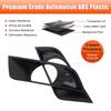 For Ford Ranger Wildtrak T7 2016 2017 2018 ABS Matte Black Fog Lights Cover Exterior Accessories