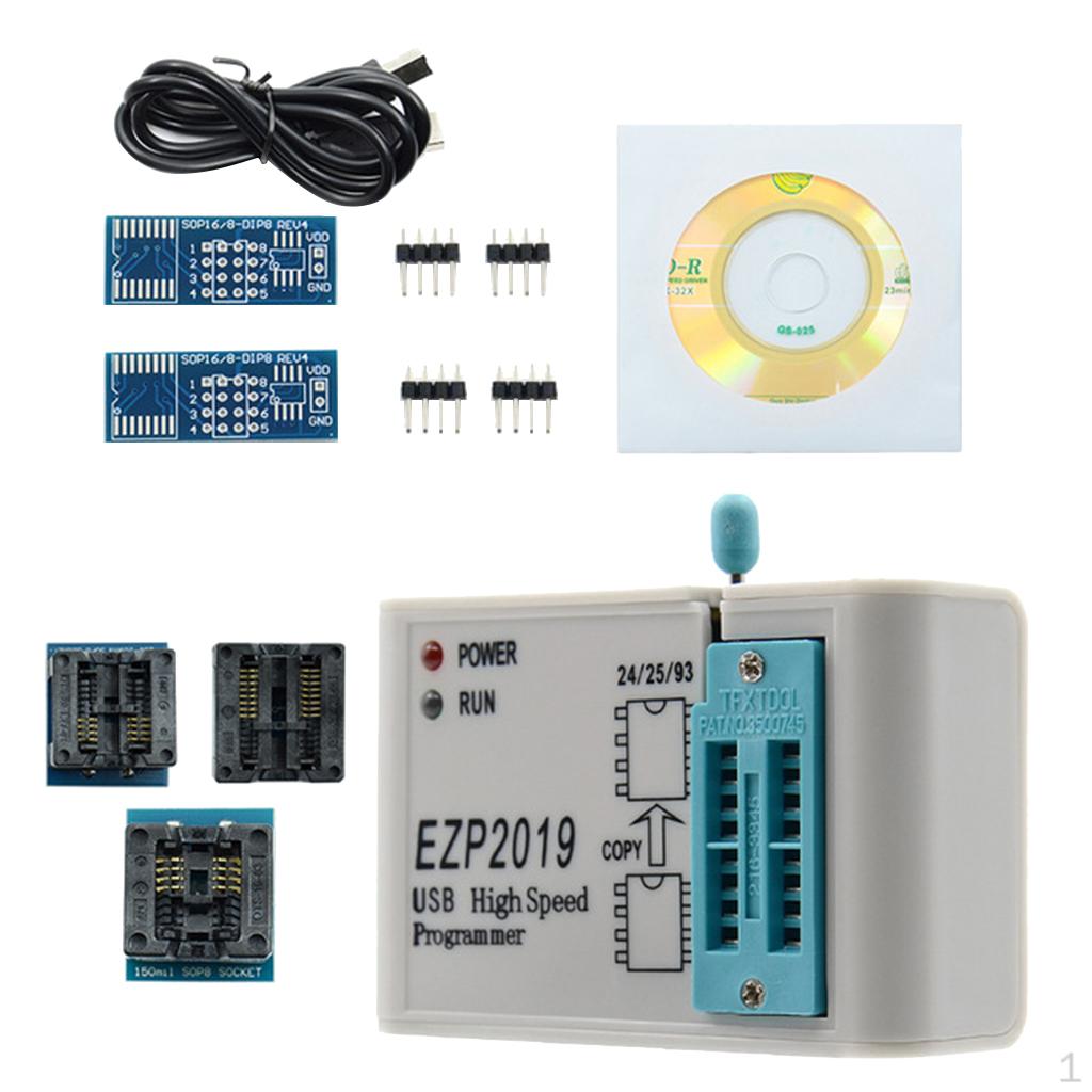 

EZP2019 Поддержка разъема High USB SPI 24 25 93 Flash