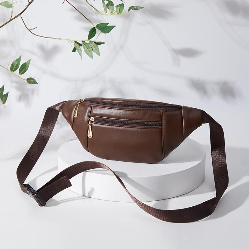 

Популярная в этом году рождественская поясная сумка 2025 горячая нагрудная сумка женская сумка фабричная многофункциональная альпинистская нагрудная сумка темно-коричневого