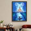 Full Round Diamond Painting Mickey Castle Art Rhinestone Picture Mosaic DIY 5D Cross Stitch Embroidery Home Decoration
