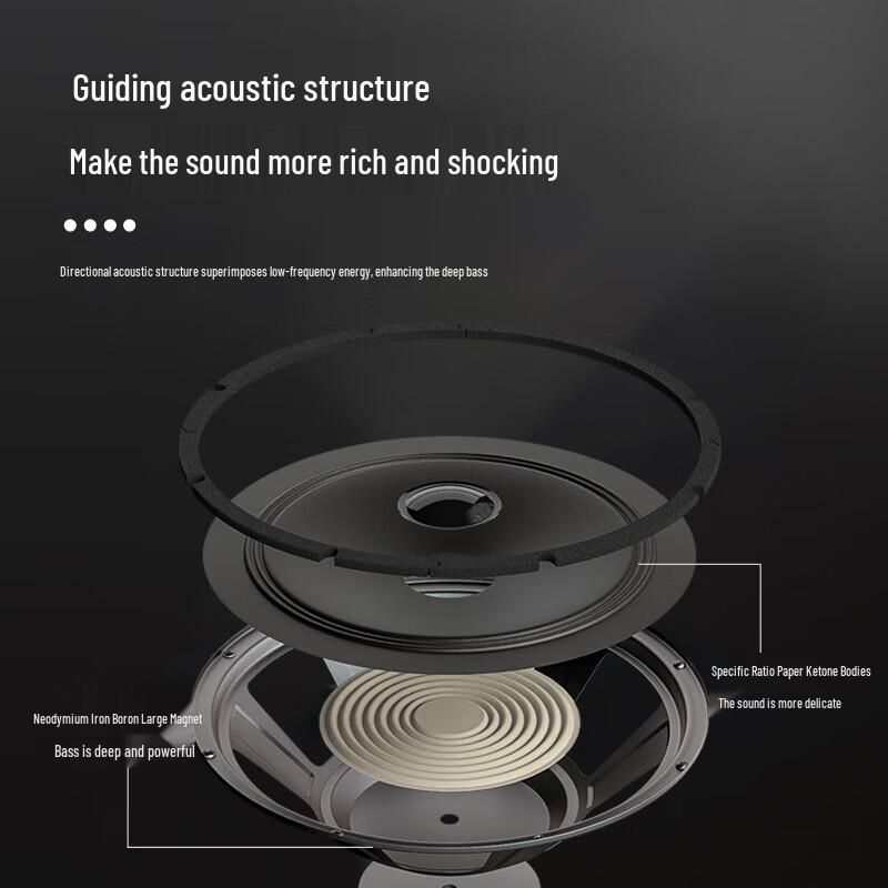Newman K33 12-inch Portable Bluetooth Trolley Speaker CN Plug (adapter Included)