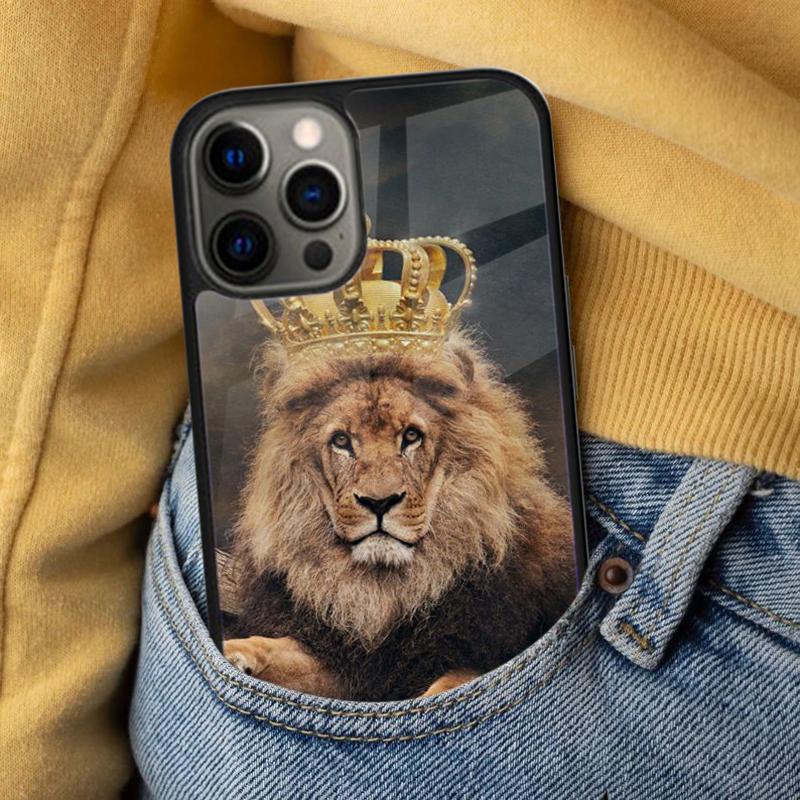Lions Soft Phone Case for iPhone 17 Air 16e Pro max 15 Pro 13 14 Plus 11 12 MagSafe Magnetic Coque