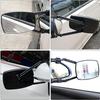 2 caravan mirrors, universal additional mirror, caravan mirror, 190 x 125 mm, adjustable double-sided caravan mirror, for all standard vehicle types