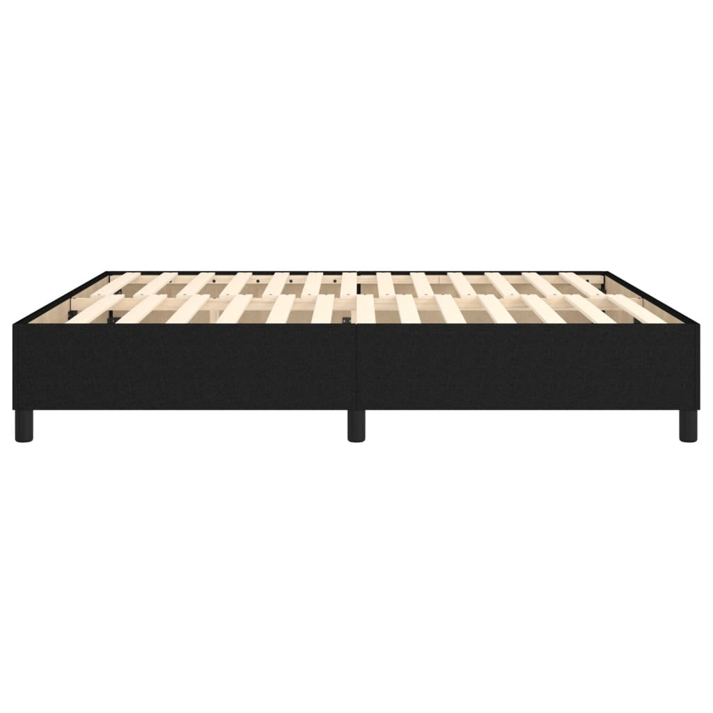 Vidaxl Bed Frame Without Mattress, Black, 160X200 Cm, Upholstered