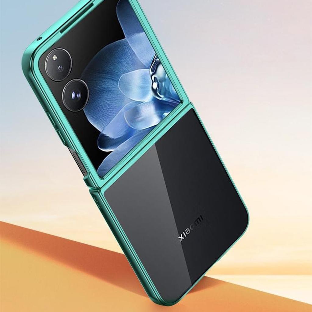 Für Xiaomi Mix Flip 5G Hülle Galvanisiert Transparentes PC Handyhülle