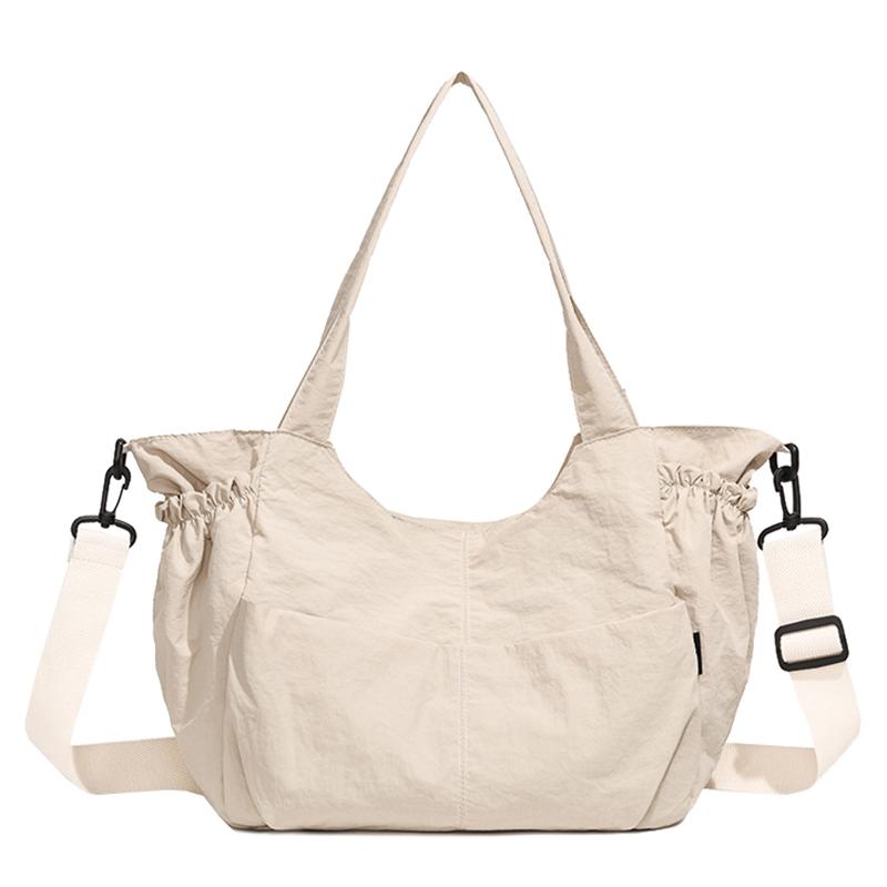 Solid Color Shoulder Bag Women s Commuter Outdoor Tote Bag