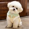 Thin Puppy T-shirt Breathable Summer Dog Clothes Fashion Pet Collar Vest  Pet Wear