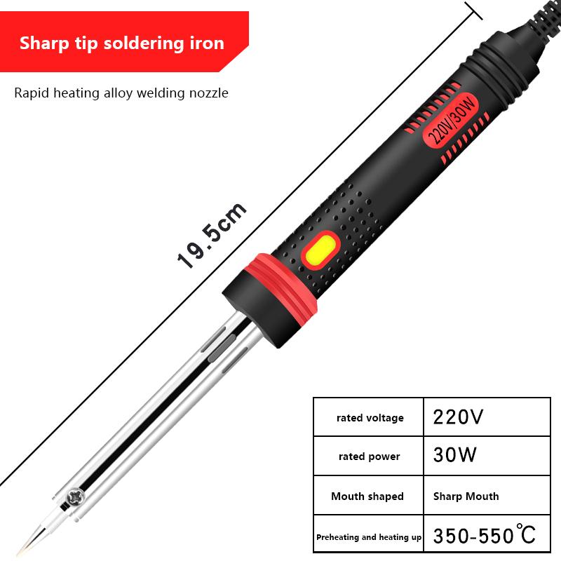 

Набор электрического паяльника 220 В, ручные инструменты с внешним нагревом, паяльный пистолет, паяльный инструмент, электрический паяльник, инструменты для ремонта 30W