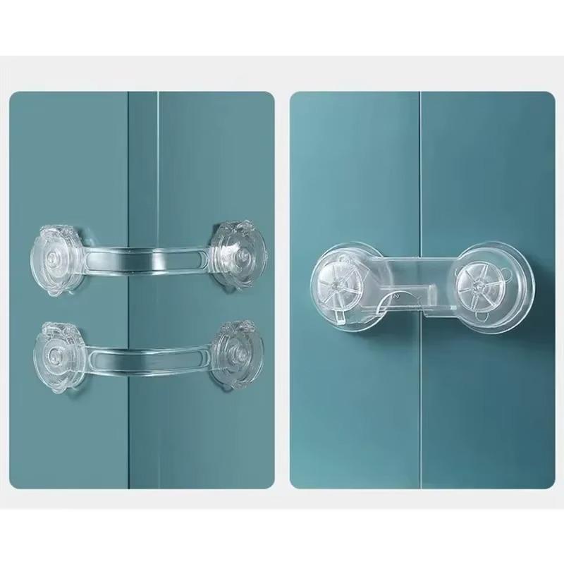 Child Lock Door Lock Drawer Lock Child Safety Door Lock Baby Guard Safety Lock Drawer Stopper Refrigerator Kitchen Safety Lock