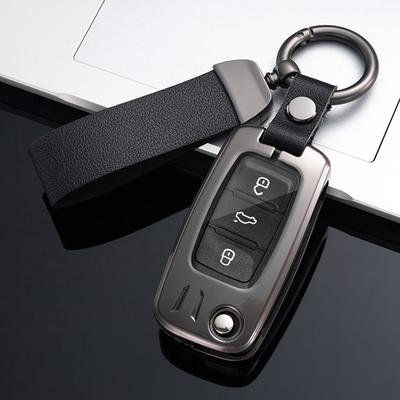 Metalen Zink Autosleutel Hoes Cover Fob Shell Voor VW Volkswagen Polo Tiguan Passat Golf MK Jetta Voor Skoda Kodiaq Superb Octavia Seat