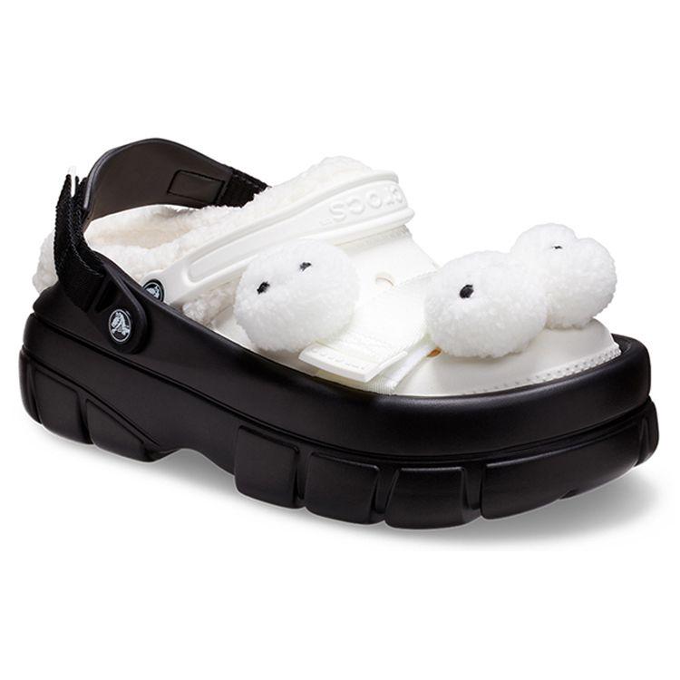 Sankuanz X Crocs Classic Clog Sports Classic Beach Sandals Unisex Sandals Black White 208227-001