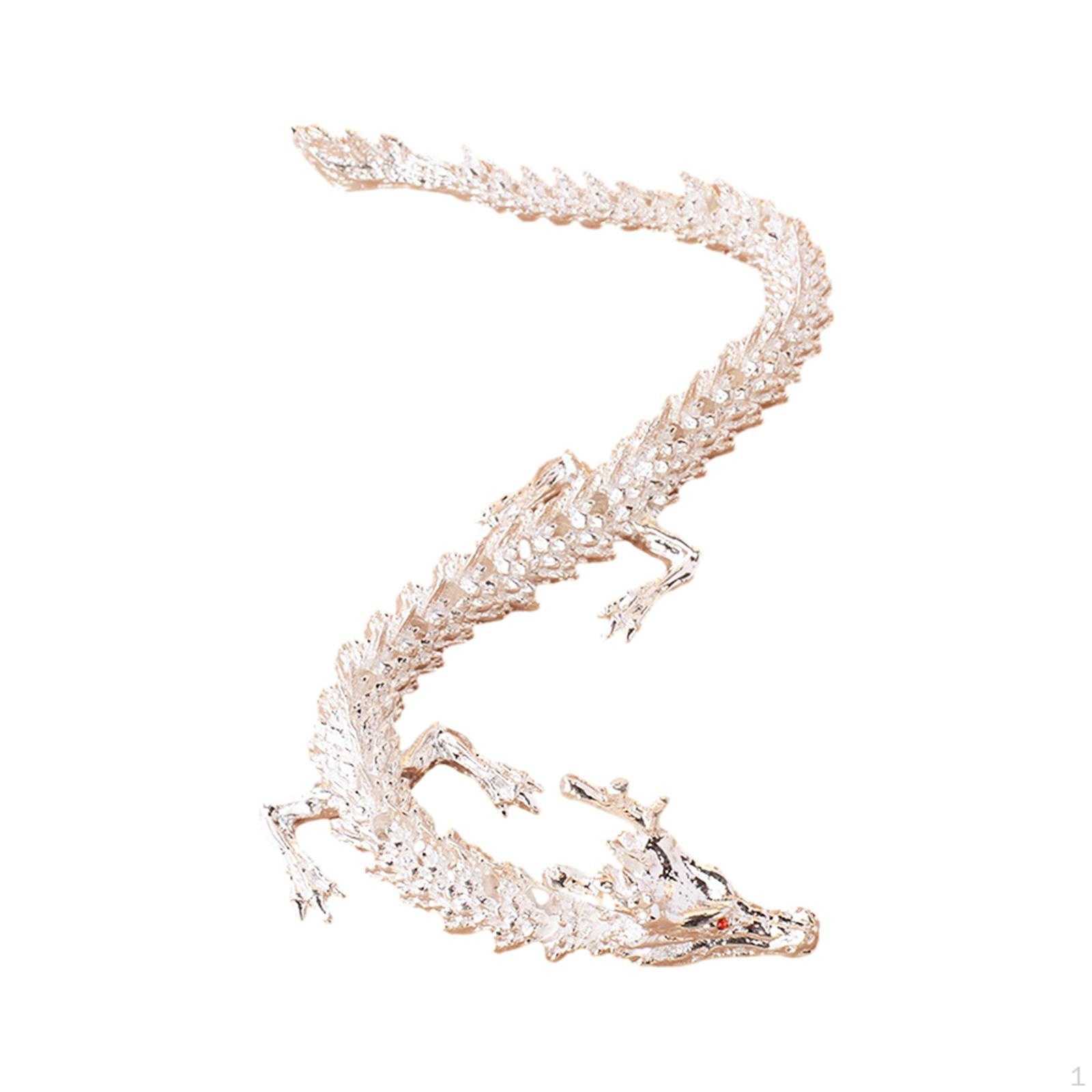 

Китайская фигурка дракона для домашнего декора и подарка Silvery