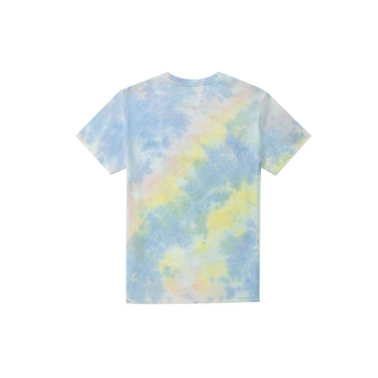 Vans Palm Tie-Dye Print Sport Round Neck Short Sleeve T-Shirt Women Tops Multicolor VN0A5F3NZH8