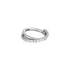ASTM f136 Titanium Piercing Hinged Segment Septum Hoop Nose Rings Clicker Ear Cartilage Tragus Helix Conch Body Jewelry Earrings