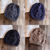 Winter Knit Hat For Men And Women Pure Color Warm Beanie Fashion Casual