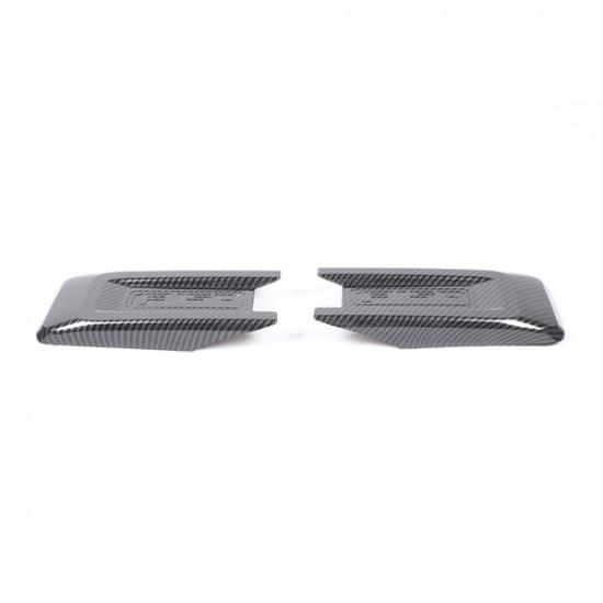 Capac Trim Ornament Grilă Far Bumper Față Pentru Ford F150 2015+ Fibră de Carbon