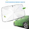 Car Sunshade Umbrella-style Front Glass Sunshade Sunscreen Heat Insulation Cloth Car Windshield Sunshade Car Umbrella