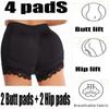 Butt Lifter Panites Fake Ass Padded Underwear for Women Butt Pads Shaper Boyshort Hip Enhancer Shapewear Shorts Seamless Booty Lifting Panty